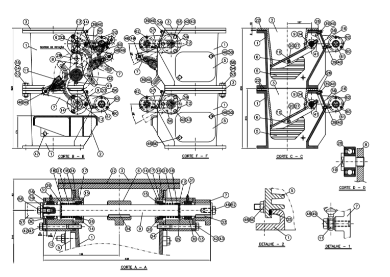 PROJETO MECÂNICO - VÁLVULA DUPLO FLAP