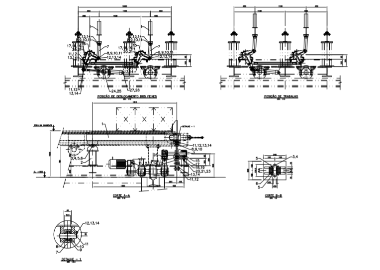 PROJETO MECÂNICO - BERÇO DE ALIMENTAÇÃO